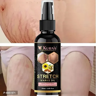 Kuraiy stretch Oil for Stretch Marks Removal Post Pregnancy fast work 100% result stretch mark cream oil  (50 ml)