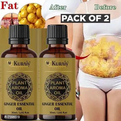 Kuraiy Pure Ginger Essential Oil 30ml (Pack of-2)-thumb0