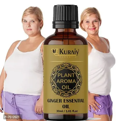 Kuraiy Fat Loss Oil, Drainage Oil 30ml Belly Natural Drainage Ginger Oil Essential Relax Massage Liquid, Belly And Waist Stay Perfect Shape