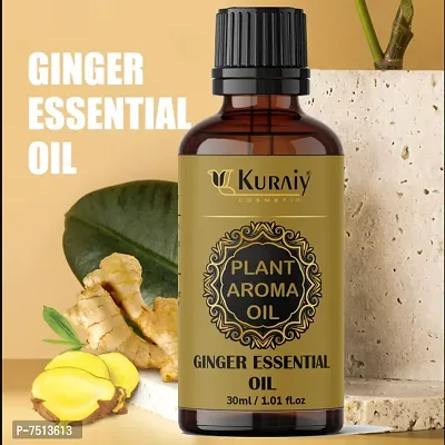 Kuraiy Ginger Slimming Essential Oil Lifting Firming Hip Lift Up Moisturizing Fat Burner Lose Weight Massage Spa Relieves Stress Oil 30ml