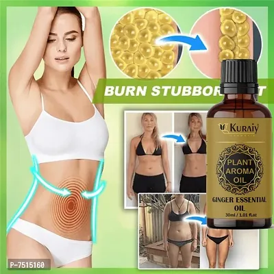 Belly drainage ginger oil: apply and massage to promote fat burning, support weight loss and shaping and shape the perfect curve. Promote metabolism, accelerate fat burning and shape a beautiful body