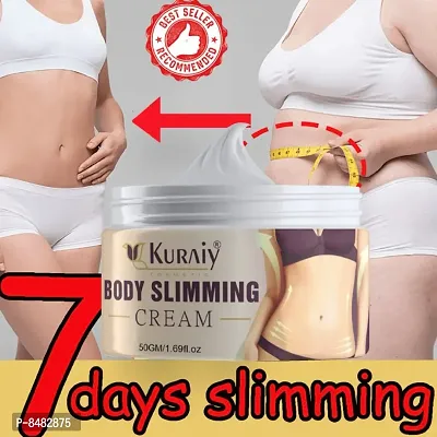 KURAIY New Ginger Slimming Essential Body Slimming Cream Lifting Firming Hip Lift Up Moisturizing Fat Burner Lose Weight Massage Spa Relieves Stress Body Slimming Cream 50 Gm