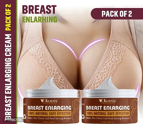 KURAIY Natural Breast Enlargement Cream Effective Full Breast Enhancer Increase Tightness Big Bust Breast Care Cream Breast Beauty Cream