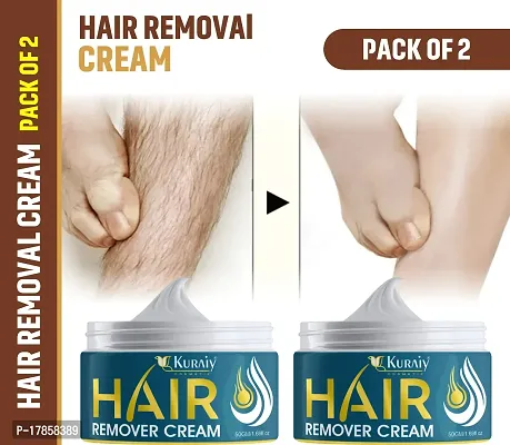 KURAIY Powerful Hair Removal Growth Inhibitor Cream For Women And Man Pack of 2