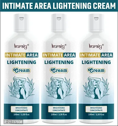 KURAIY  Whitening Cream Dark Spot Remover Skin Care Products For Face Lightening Black Skin Intemate area Cream pack of 3-thumb0