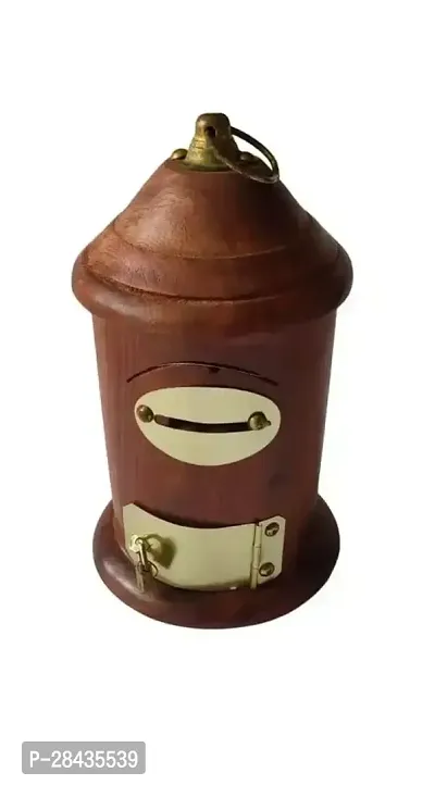 Wooden Money Bank Wooden Gullak Money Box for Kids Saving Box