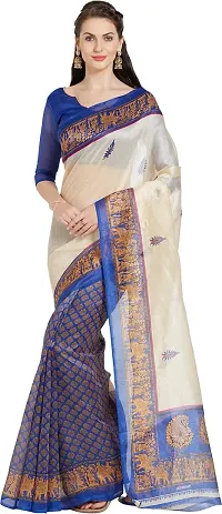 Must Have Silk Blend Saree with Blouse piece 