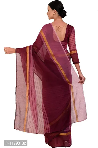 Beautiful Multicoloured Cotton Silk Saree with Blouse piece Pack Of 2-thumb2