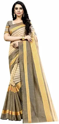 Beautiful Multicoloured Art Silk Saree with Blouse piece Pack Of 2-thumb2