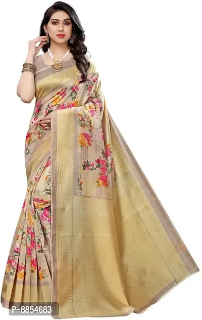 Elegant Woven Design Bollywood Art Silk Women Saree With Blouse Piece -Yellow-thumb0