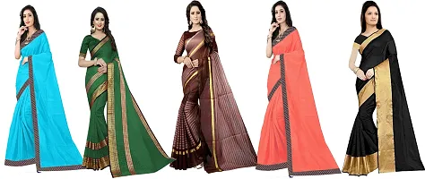 Elegant Art Silk Saree with Blouse piece 