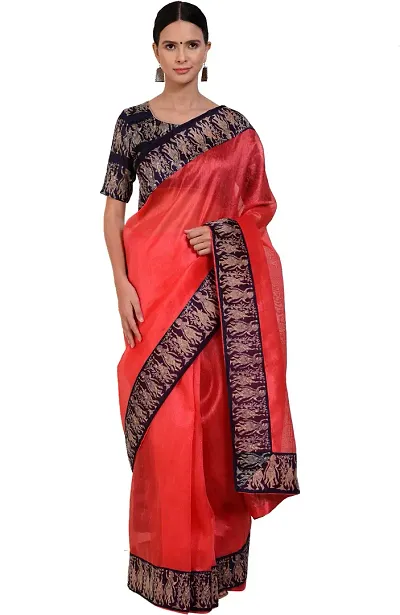  Silk Blend Saree with Blouse piece 