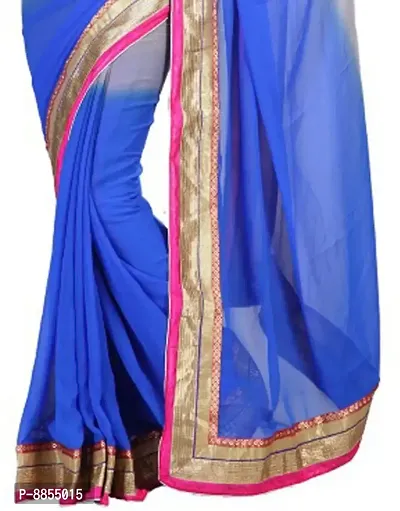 Elegant Bhagalpur Art Silk Women Saree With Blouse Piece -Dark Blue-thumb3