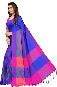 Beautiful  Art Silk Saree with Blouse piece-thumb4