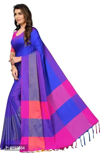Beautiful  Art Silk Saree with Blouse piece-thumb5