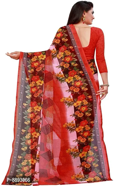 Beautiful  Georgette Saree with Blouse piece-thumb3