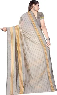 Beautiful Beige Cotton Silk Saree with Blouse piece-thumb2