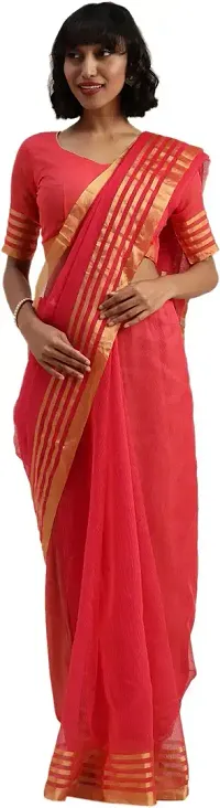 Fancy Art Silk Saree With Blouse Piece For Women-thumb2