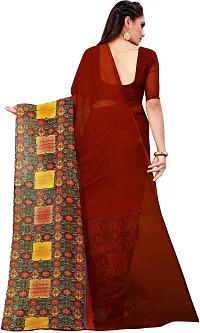 Beautiful Multicoloured Georgette Saree with Blouse piece-thumb2