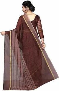 Fancy Cotton Silk Saree With Blouse Piece For Women-thumb1