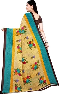 Beautiful Multicoloured Georgette Saree with Blouse piece-thumb2