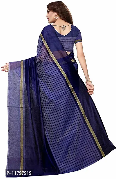 Beautiful Multicoloured Cotton Silk Saree with Blouse piece Pack Of 2-thumb2