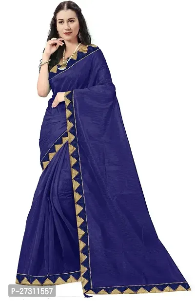 Fancy Art Silk Saree With Blouse Piece For Women-thumb0