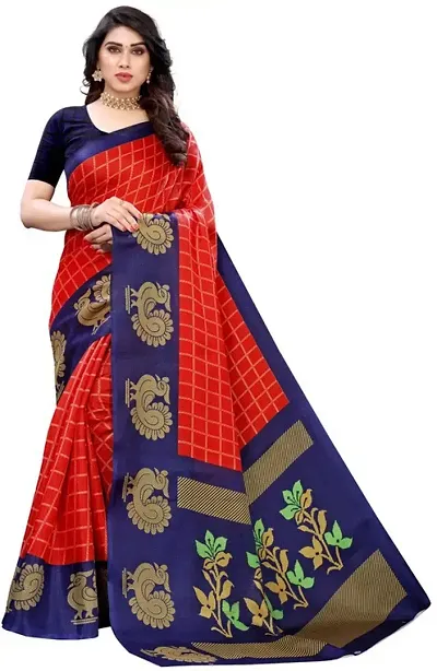 Fancy Art Silk Sarees With Blouse Piece