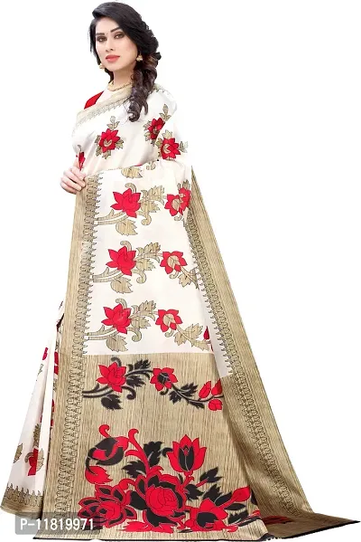 Beautiful Cotton Silk Saree with Blouse Piece-thumb2