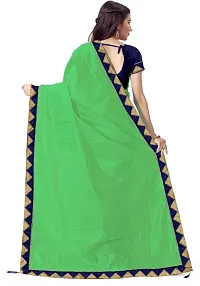 Fancy Art Silk Saree With Blouse Piece For Women-thumb1