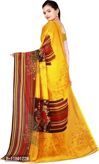 Beautiful Multicoloured Georgette Saree with Blouse piece Pack Of 2-thumb3