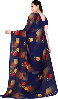 Beautiful Multicoloured Georgette Saree with Blouse piece Pack Of 2-thumb3