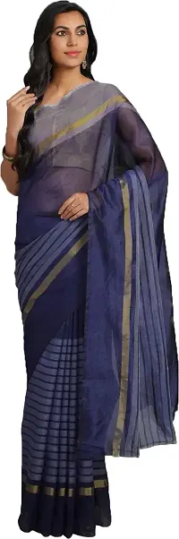 Must Have Art Silk Saree with Blouse piece 