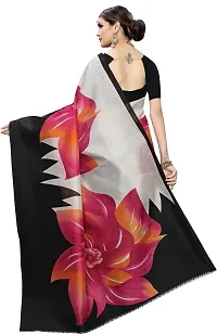 Elegant Printed Bollywood Art Silk Women Saree With Blouse Piece -Pink For Women-thumb2