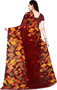 Beautiful Multicoloured Georgette Saree with Blouse piece Pack Of 2-thumb3