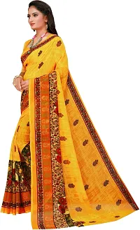 Beautiful Multicoloured Georgette Saree with Blouse piece-thumb1