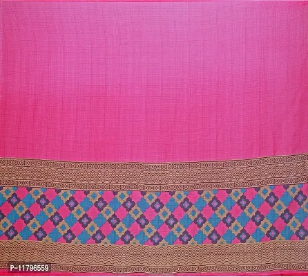 Beautiful Pink Georgette Saree with Blouse piece-thumb4