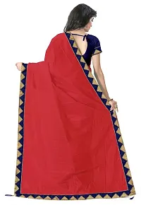 Fancy Art Silk Saree With Blouse Piece For Women-thumb2