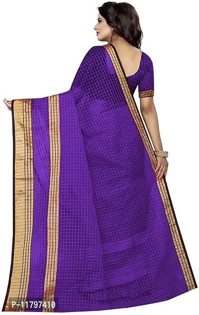 Beautiful Multicoloured Cotton Silk Saree with Blouse piece Pack Of 2-thumb2