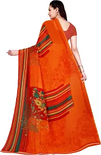 Beautiful Multicoloured Georgette Saree with Blouse piece Pack Of 2-thumb2