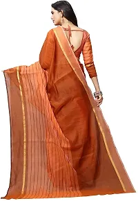 Fancy Cotton Silk Saree With Blouse Piece For Women-thumb1