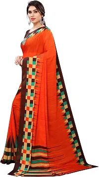 Beautiful Georgette Saree with Blouse Piece-thumb1