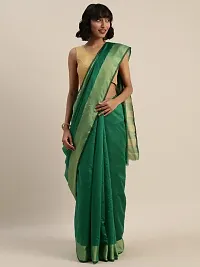 Fancy Art Silk Saree With Blouse Piece For Women-thumb2