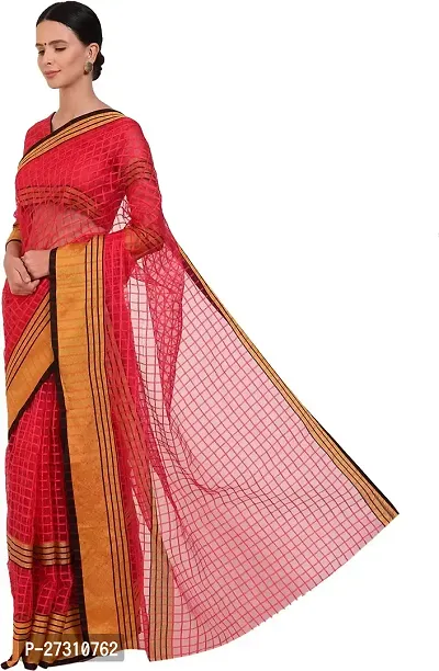 Fancy Cotton Silk Saree With Blouse Piece For Women-thumb3