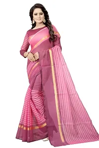 Elegant Daily Wear Cotton Silk Women Saree With Blouse Piece -Pack Of 2 For Women-thumb3