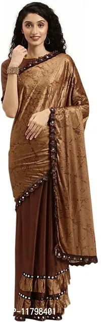 Beautiful Multicoloured Art Silk Saree with Blouse piece Pack Of 2-thumb0