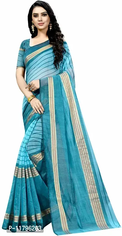 Beautiful Multicoloured Art Silk Saree with Blouse piece Pack Of 2-thumb3