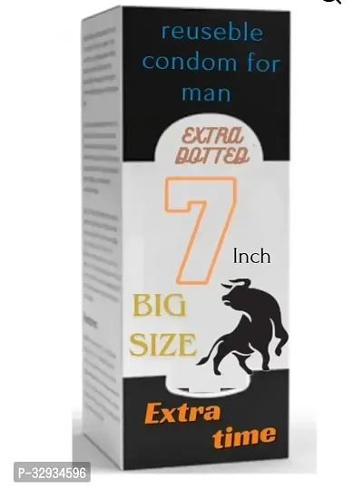 7 Inch Dragon Condom 2 inch Extender Reusable primium Best Silicone condom-thumb0