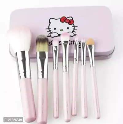 Hello Kitty 7Pc Makeup Brushes-thumb0