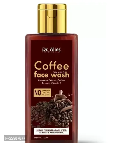 Dr. Alies Professional Oil Control Coffee For Women And Men - Cleanser For Normal - Oily Skin Face Washnbsp;nbsp;100 Ml